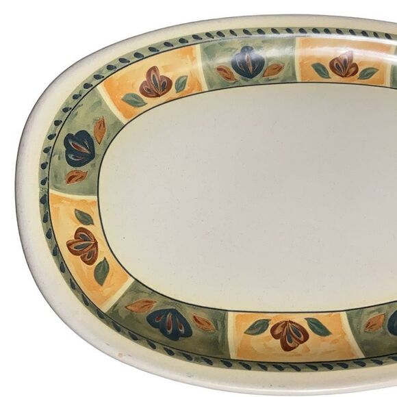 Tognana Porcelain Oval Serving Platter 13” Ovenware Made in Italy - Picture 2 of 6